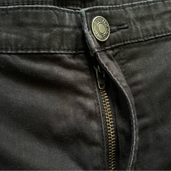 Buffalo David Bitton Daily Mid-Rise Stretch Skinny Ankle Grazer Blk Pants 10/30 - Picture 6 of 14